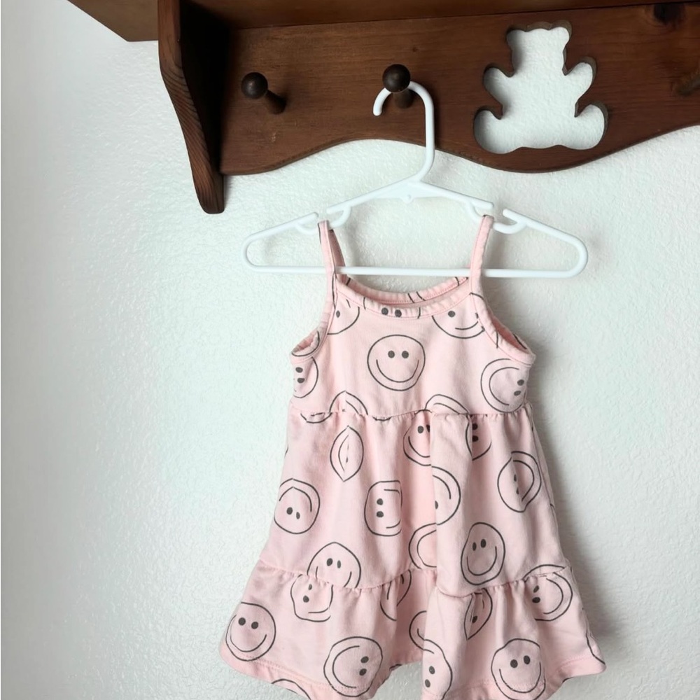 Grayson Mini Pink Smiley Face Kids Dress 9-12 mo.